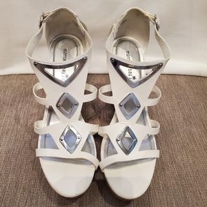 Montego bay club white leather shoes